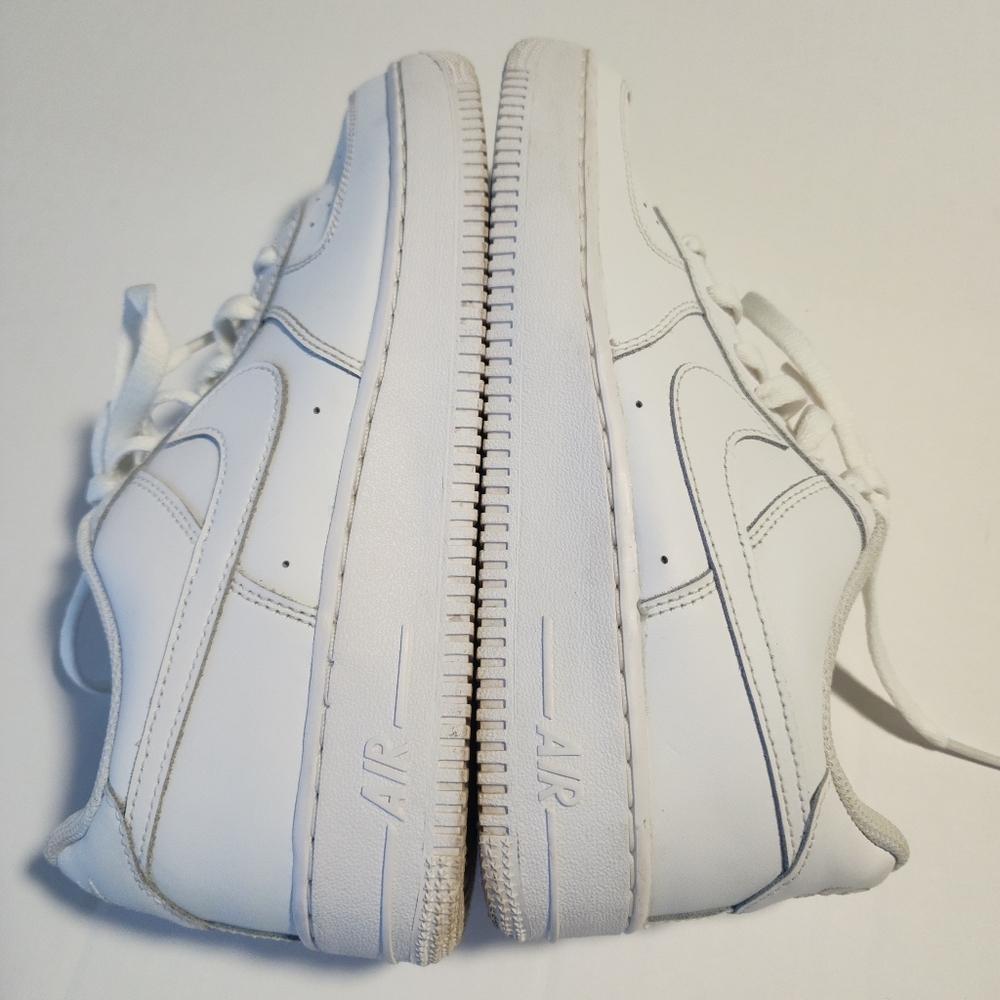 Nike Air Force 1 Low White Casual Shoes, Y7 Women 8.5 Men 7 - Picture 6 of 13